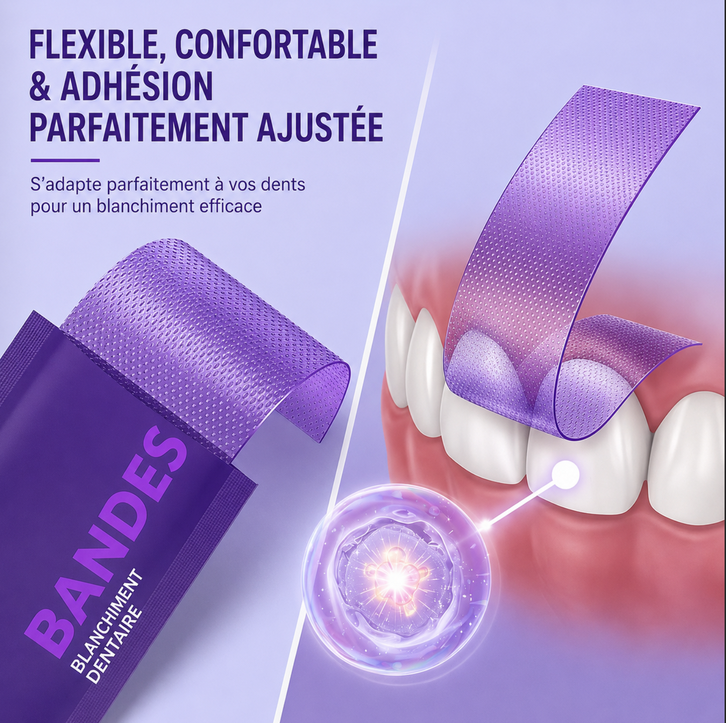 BANDE DE BLANCHIMENT DENTAIRE